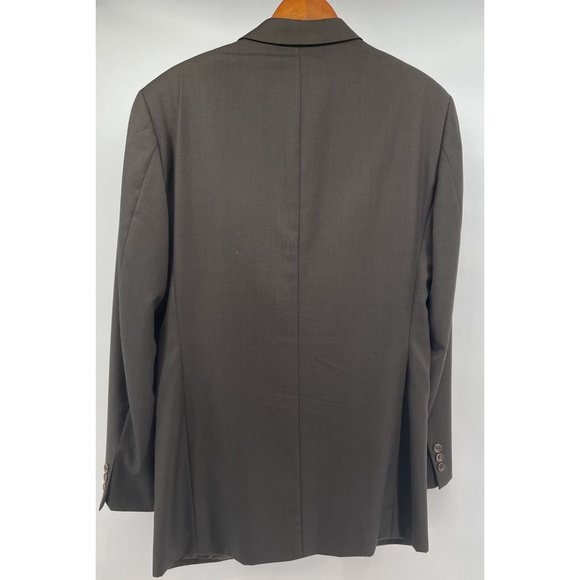 Cavelli 40L Sport Coat Blazer Jacket Brown 100%‎ Wool Tessuto by Zignone - Picture 4 of 11